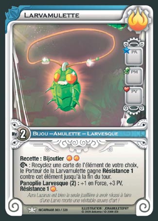 Carte Wakfu - Larvamulette - Incarnam 303/320