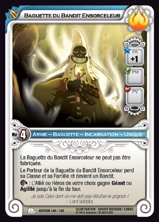 Carte Wakfu - Baguette du Bandit Ensorceleur - Astrub 148/162