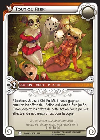 Carte Wakfu - Tout ou Rien - Otomaï 104/162