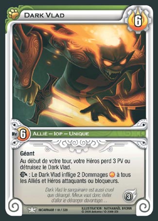 Carte Wakfu - Dark Vlad - Incarnam 110/320