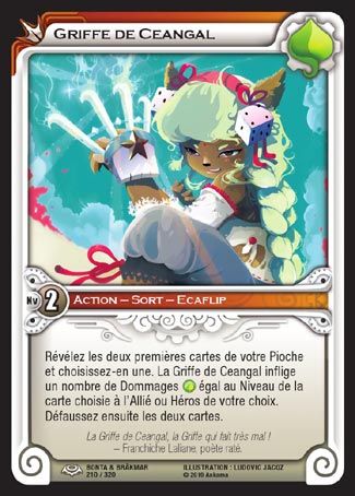 Carte Wakfu - Griffe de Ceangal - Bonta & Brâkmar 210/320