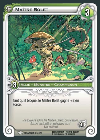 Carte Wakfu - Maître Bolet - Incarnam 031/320