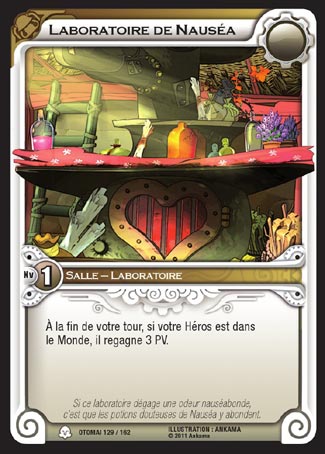 Carte Wakfu - Laboratoire de Nauséa - Otomaï 129/162
