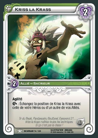 Carte Wakfu - Kriss la Krass - Incarnam 074/320