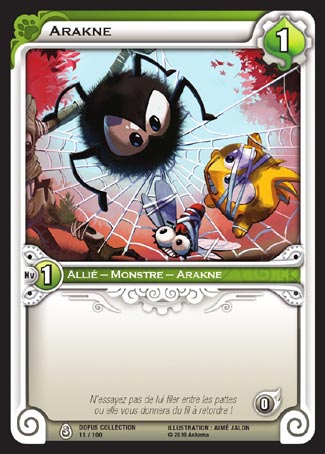 Carte Wakfu - Arakne - Dofus Collection 011/100