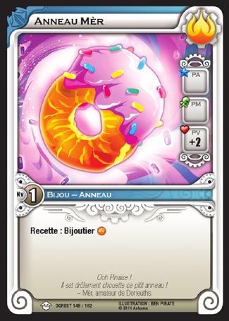 Carte Wakfu - Anneau Mèr - Chaos d'Ogrest 148/162