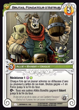 Carte Wakfu - Brutas, Fondateur d'Astrub - Astrub 053/162