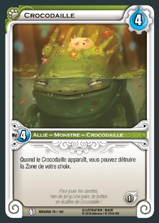 Carte Wakfu - Crocodaille - Amakna 076/162