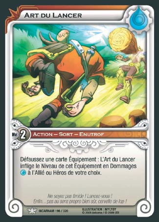 Carte Wakfu - Art du Lancer - Incarnam 196/320