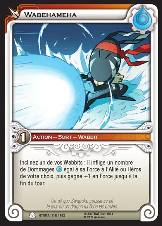Carte Wakfu - Wabehameha - Otomaï 118/162