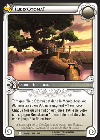 Carte Wakfu - Île d'Otomaï - Otomaï 128/162