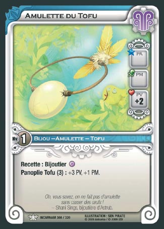 Carte Wakfu - Amulette du Tofu - Incarnam 300/320