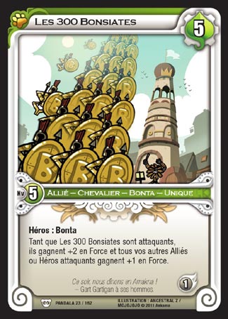 Carte Wakfu - Les 300 Bonsiates - Pandala 023/162