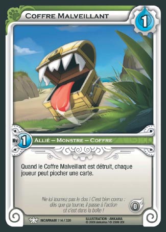 Carte Wakfu - Coffre Malveillant - Incarnam 114/320