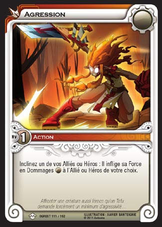 Carte Wakfu - Agression - Chaos d'Ogrest 111/162