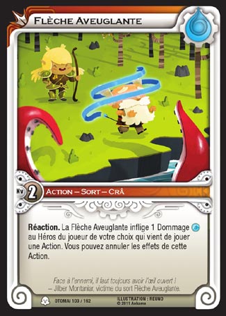 Carte Wakfu - Flèche Aveuglante - Otomaï 103/162