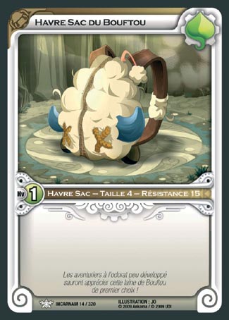 Carte Wakfu - Havre Sac du Bouftou - Incarnam 014/320