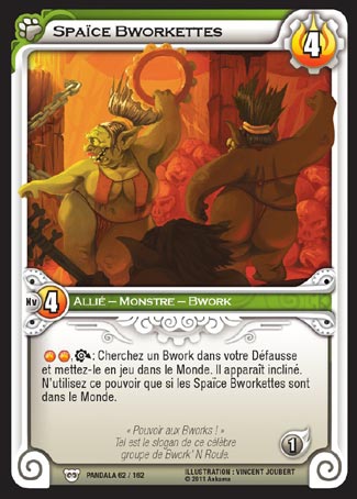 Carte Wakfu - Spaïce Bworkettes - Pandala 062/162