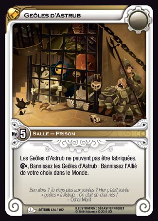 Carte Wakfu - Geôles d'Astrub - Astrub 134/162