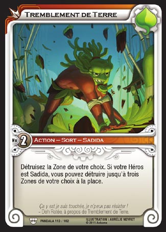 Carte Wakfu - Tremblement de Terre - Pandala 113/162