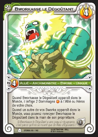 Carte Wakfu - Bworkasse le Dégoûtant - Otomaï 063/162