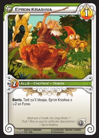 Carte Wakfu - Epron Krashva - Bonta & Brâkmar 113/320