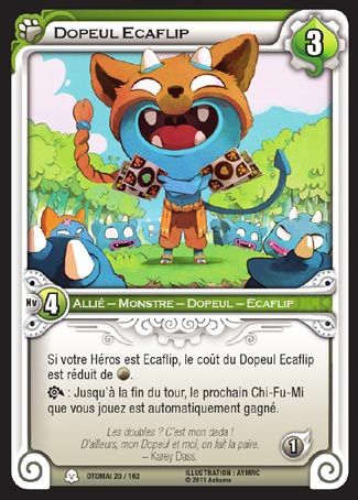 Carte Wakfu - Dopeul Ecaflip - Otomaï 020/162