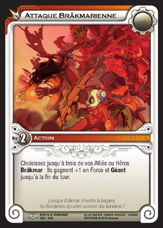 Carte Wakfu - Attaque Brâkmarienne - Bonta & Brâkmar 190/320