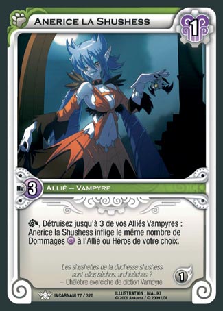 Carte Wakfu - Anerice la Shushess - Incarnam 077/320