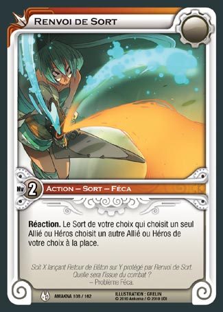 Carte Wakfu - Renvoi de Sort - Amakna 108/162