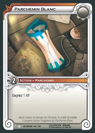Carte Wakfu - Parchemin Blanc - Incarnam 146/320