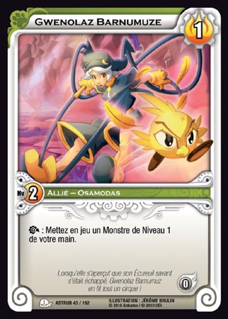 Carte Wakfu - Gwenolaz Barnumuze - Astrub 043/162