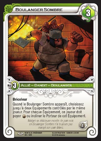 Carte Wakfu - Boulanger Sombre - Bonta & Brâkmar 043/320
