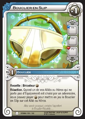 Carte Wakfu - Bouclier en Slip - Otomaï 153/162