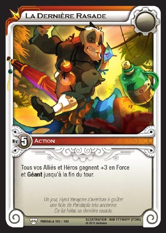 Carte Wakfu - La Dernière Rasade - Pandala 102/162