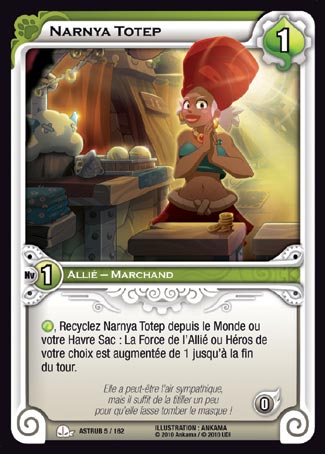 Carte Wakfu - Narnya Totep - Astrub 005/162
