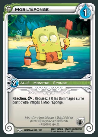 Carte Wakfu - Mob l'Éponge - Incarnam 123/320