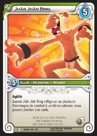 Carte Wakfu - Jhär Jhär Bing - Chaos d'Ogrest 098/162