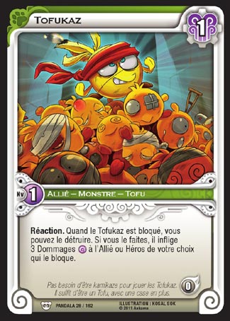 Carte Wakfu - Tofukaz - Pandala 028/162