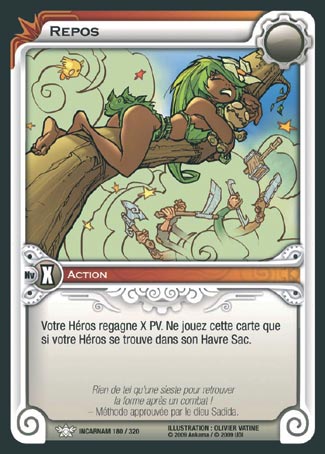 Carte Wakfu - Repos - Incarnam 180/320
