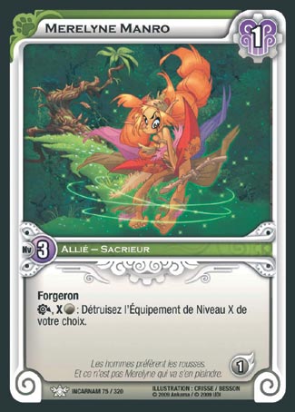 Carte Wakfu - Merelyne Manro - Incarnam 075/320