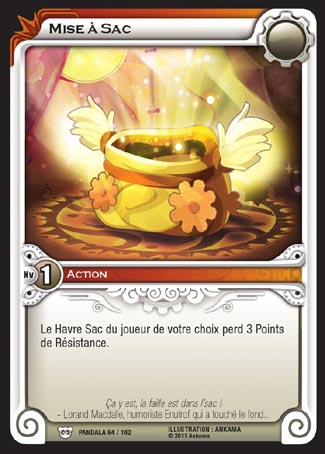 Carte Wakfu - Mise à Sac - Pandala 094/162
