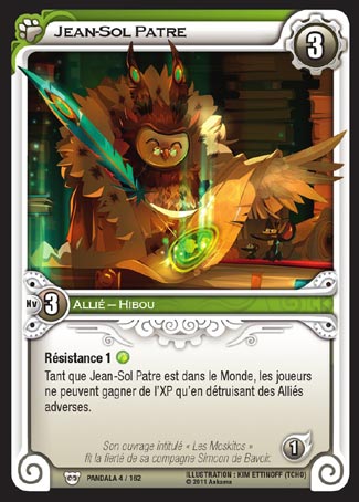 Carte Wakfu - Jean-Sol Patre - Pandala 004/162