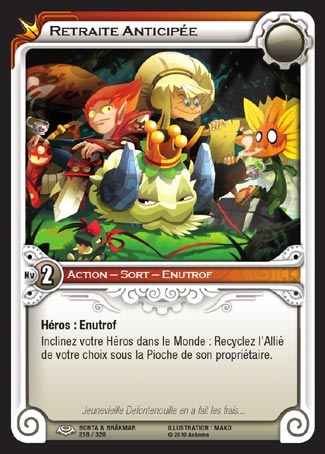 Carte Wakfu - Retraite Anticipée - Bonta & Brâkmar 218/320