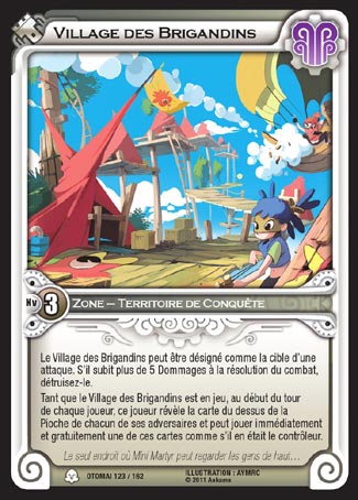 Carte Wakfu - Village des Brigandins - Otomaï 123/162