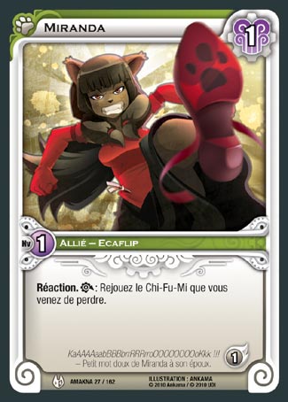 Carte Wakfu - Miranda - Amakna 027/162