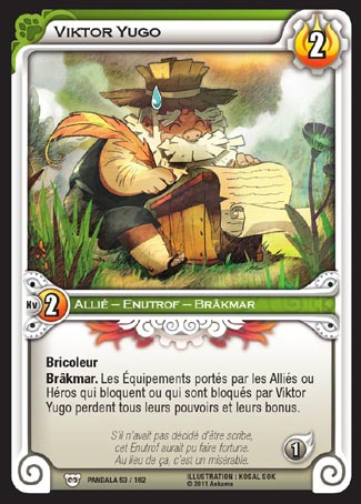Carte Wakfu - Viktor Yugo - Pandala 053/162
