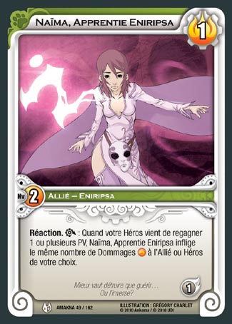 Carte Wakfu - Naïma, Apprentie Eniripsa - Amakna 049/162