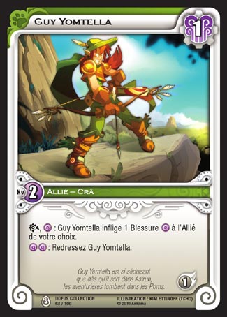 Carte Wakfu - Guy Yomtella - Dofus Collection 063/100