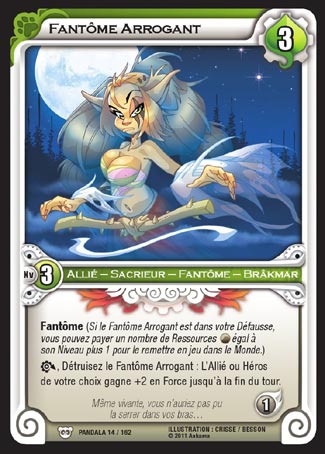 Carte Wakfu - Fantôme Arrogant - Pandala 014/162